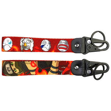 Naruto 'Kakuzu' Wrist Lanyard Keyring Clip Keychain