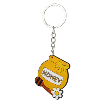 Cartoons 'Honey Jar' Keyring Silicone Keychain