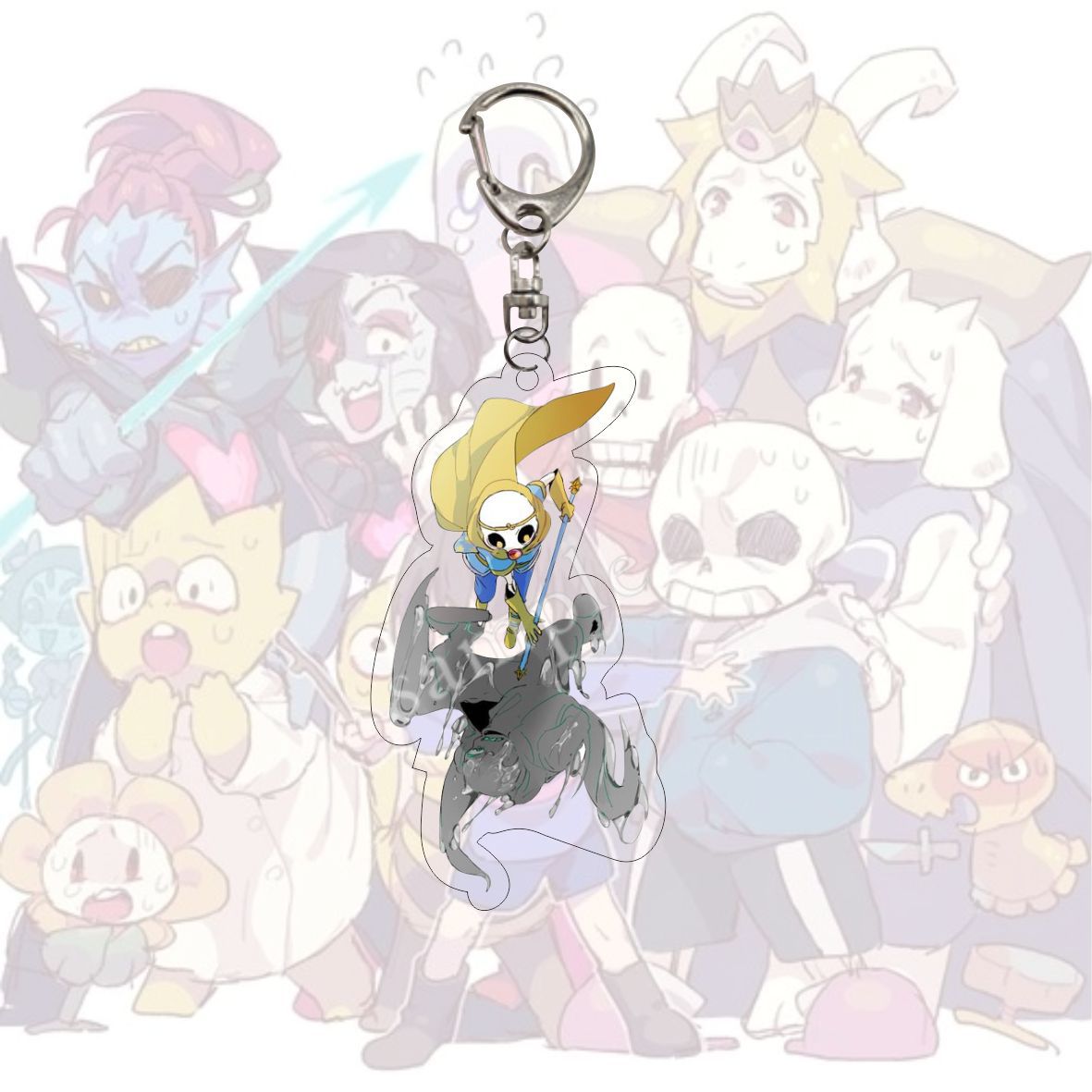 Undertale 'Dream Sans' Keyring Acrylic Keychain