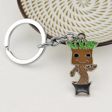 Guardians of the Galaxy 'Groot' Keyring Metal Keychain
