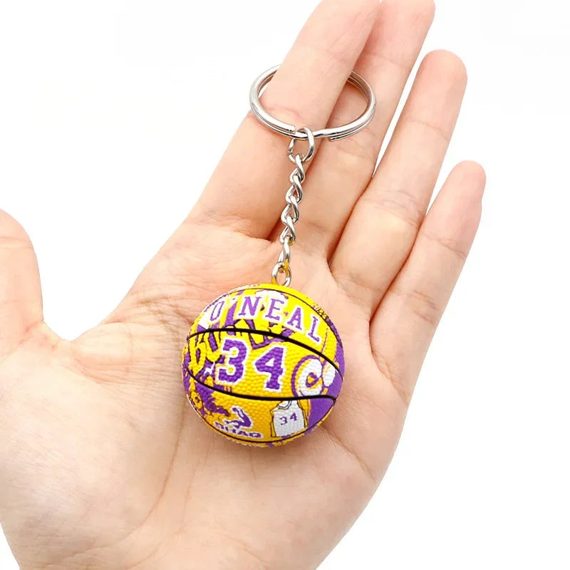 Basketball 'O'Neal 34 | Lakers' Keyring Rubber Keychain