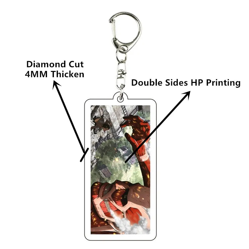 Attack on Titan 'Mikasa' Acrylic Keyring Keychain