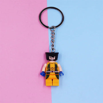 Wolverine the Blocks Keyring Keyclain