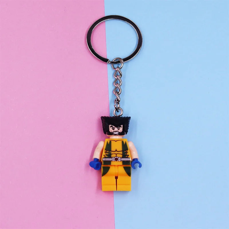 Wolverine the Blocks Keyring Keyclain