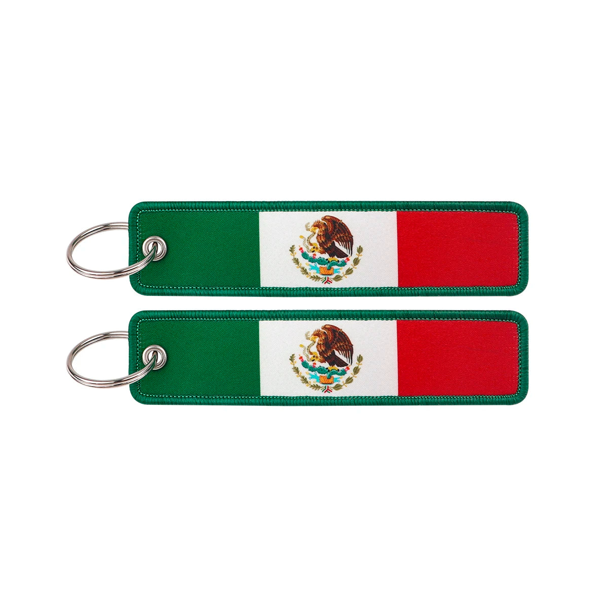 National Flag 'Mexico' Embroidered Keyring Keychain