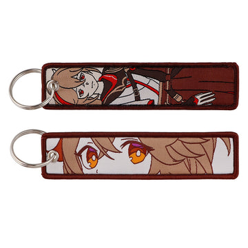 Genshin Impact 'Kazuha' Embroidered Keychain