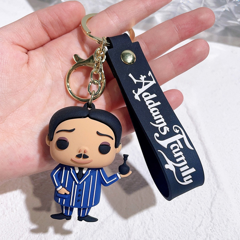 Addams Family 'Gomez Addams' Keyring Silicone Keychain