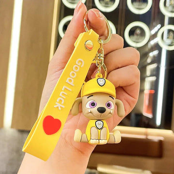 Paw Patrol 'Rubble' Keyring PVC Keychain