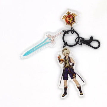 Genshin Impact Eye of God Weapon 'Bennett' Keyring Acrylic Keychain