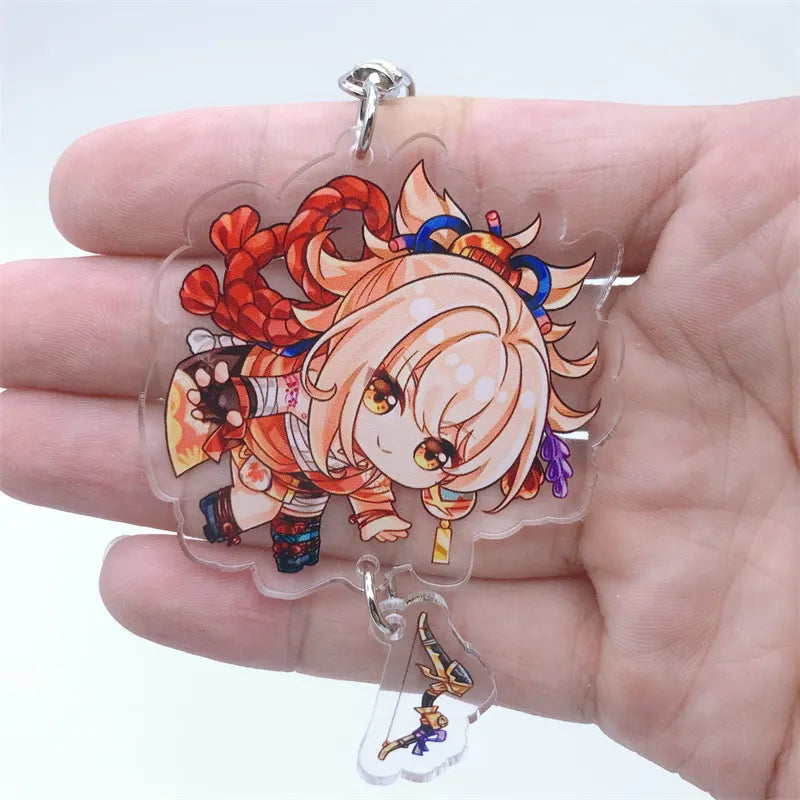 Genshin Impact 'Yoimiya' Keyring Acrylic Keychain