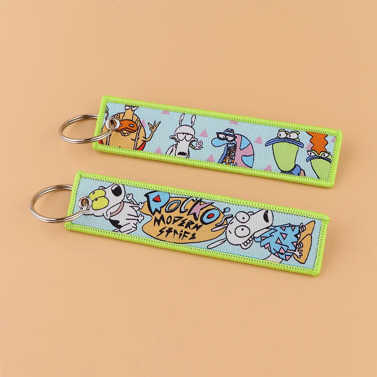 Rocko's Modern Life Embroidered Keychain