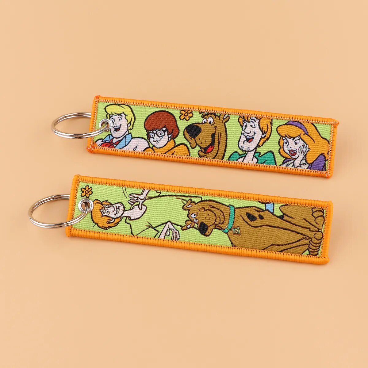 Scooby-Doo Embroidered Keychain