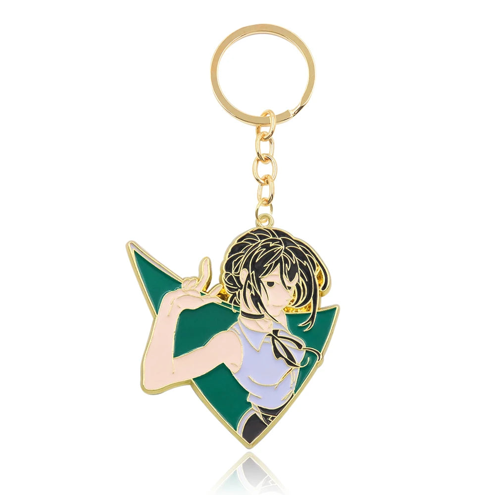 Chainsaw Man 'Multiple Pochita' Keyring Metal Keychain