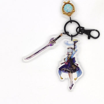 Genshin Impact Eye of God Weapon 'Kamisato Ayaka' Keyring Acrylic Keychain