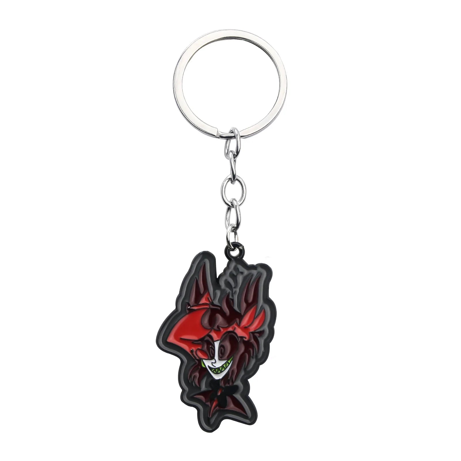 Hazbin Hotel 'Alastor' Keyring Metal Keychain