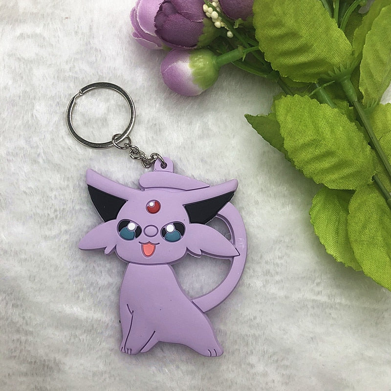 Pokemon 'Espeon' Keyring PVC Keychain