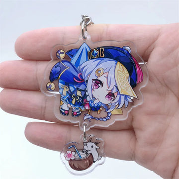 Genshin Impact 'Qiqi' Keyring Acrylic Keychain