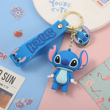 Lilo & Stitch 'Stitch' Keyring PVC Keychain