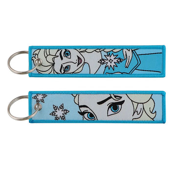 Frozen 'Elsa' Embroidered Keychain