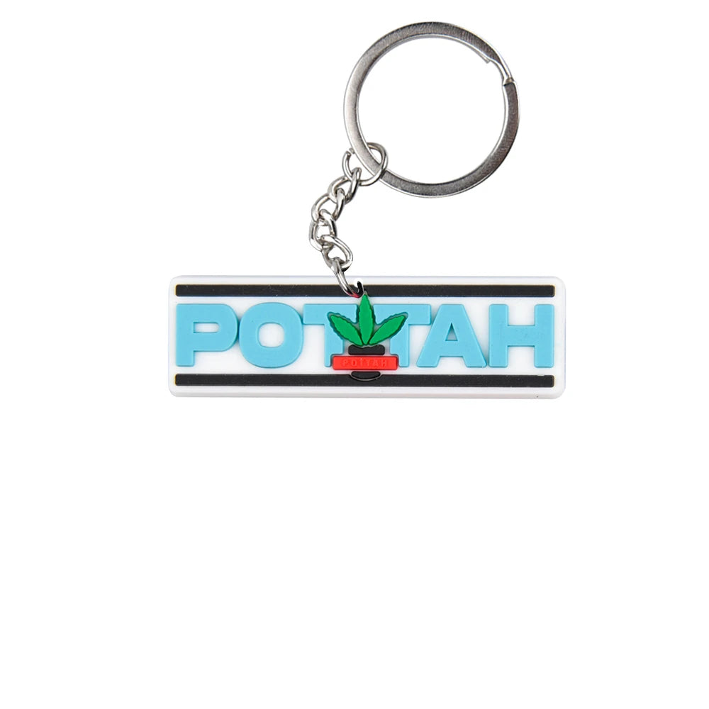 'POTTAH' Keyring Rubber Keychain