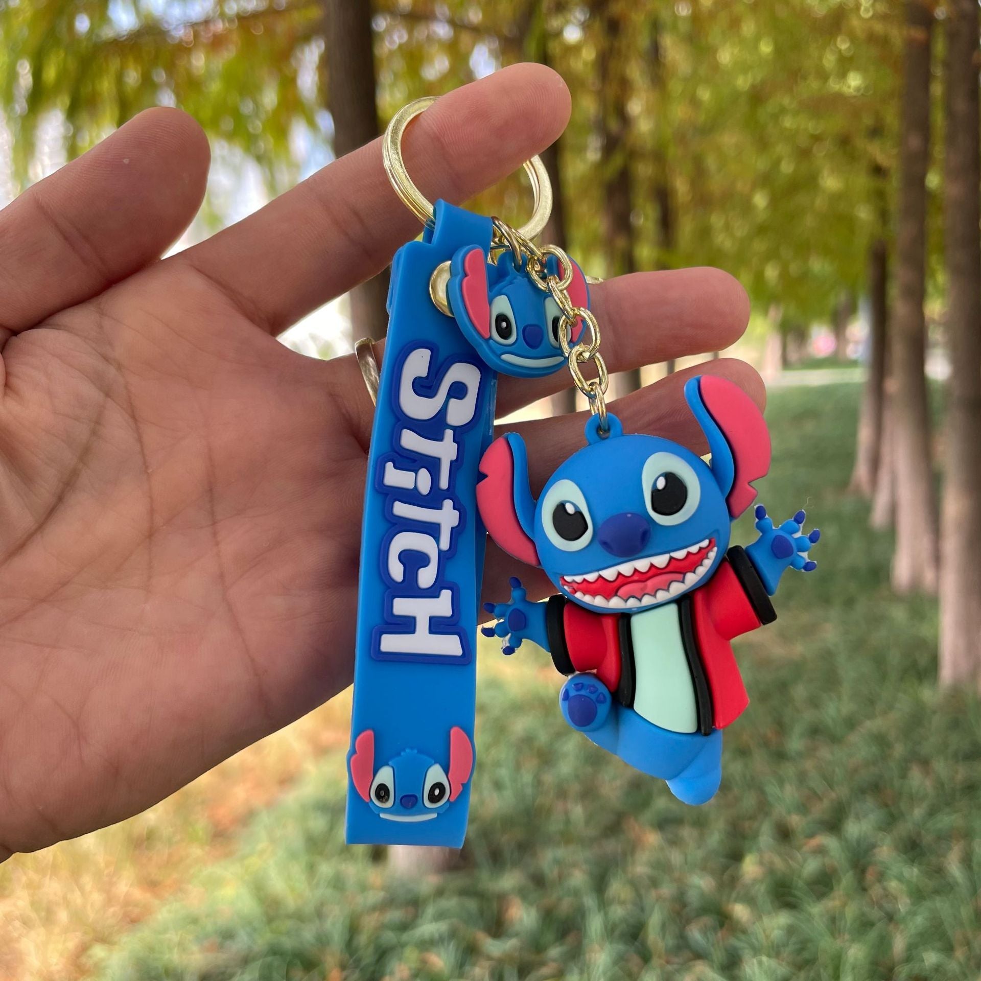 Lilo & Stitch 'Stitch | Adorable' Keyring Silicone Keychain