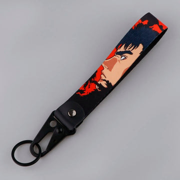 Berserk 'Guts' Wrist Lanyard Keychain with Keyring Clip