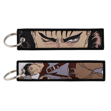 Berserk 'Guts' Embroidered Keychain