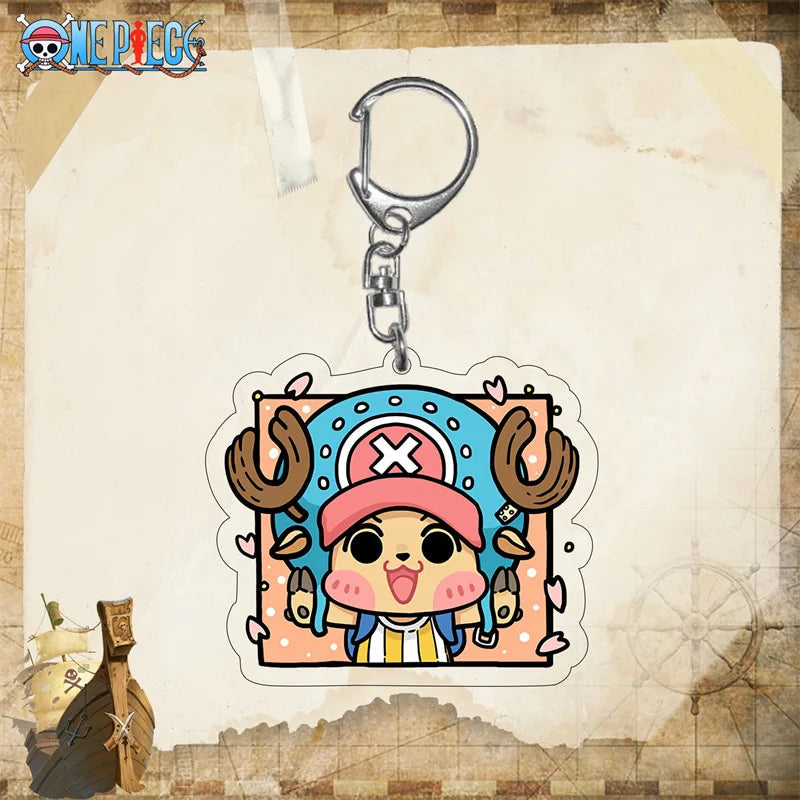 One Piece Cool Chopper Chibi Acrylic Keyring Keychain