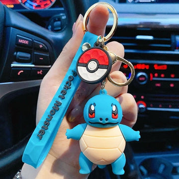 Pokemon 'Squirtle | Pokemon Ball'  Keyring PVC Keychain