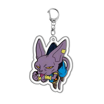 Dragon Ball Z 'Beerus' Keyring PVC Keychain