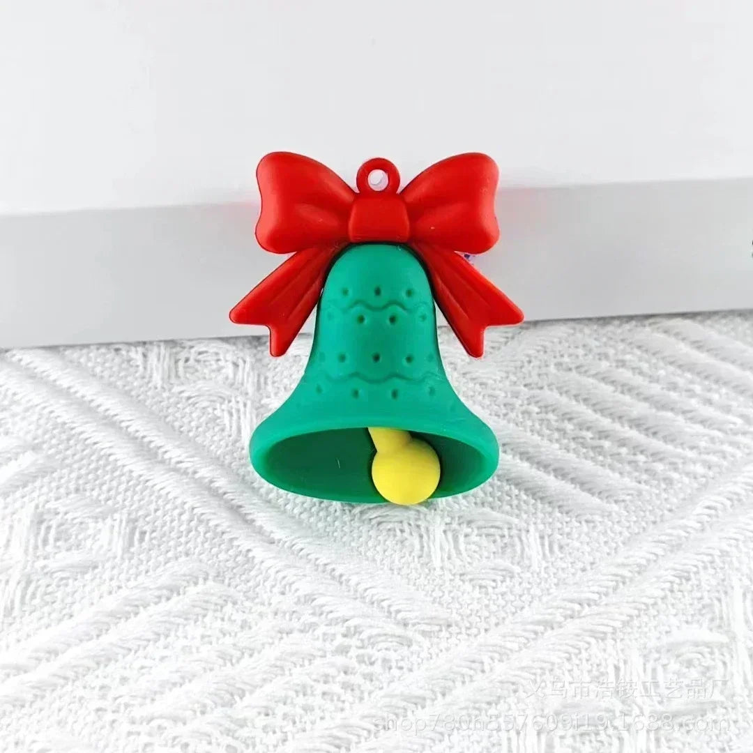 Christmas 'Hanging Bell' Keyring Resin Keychain