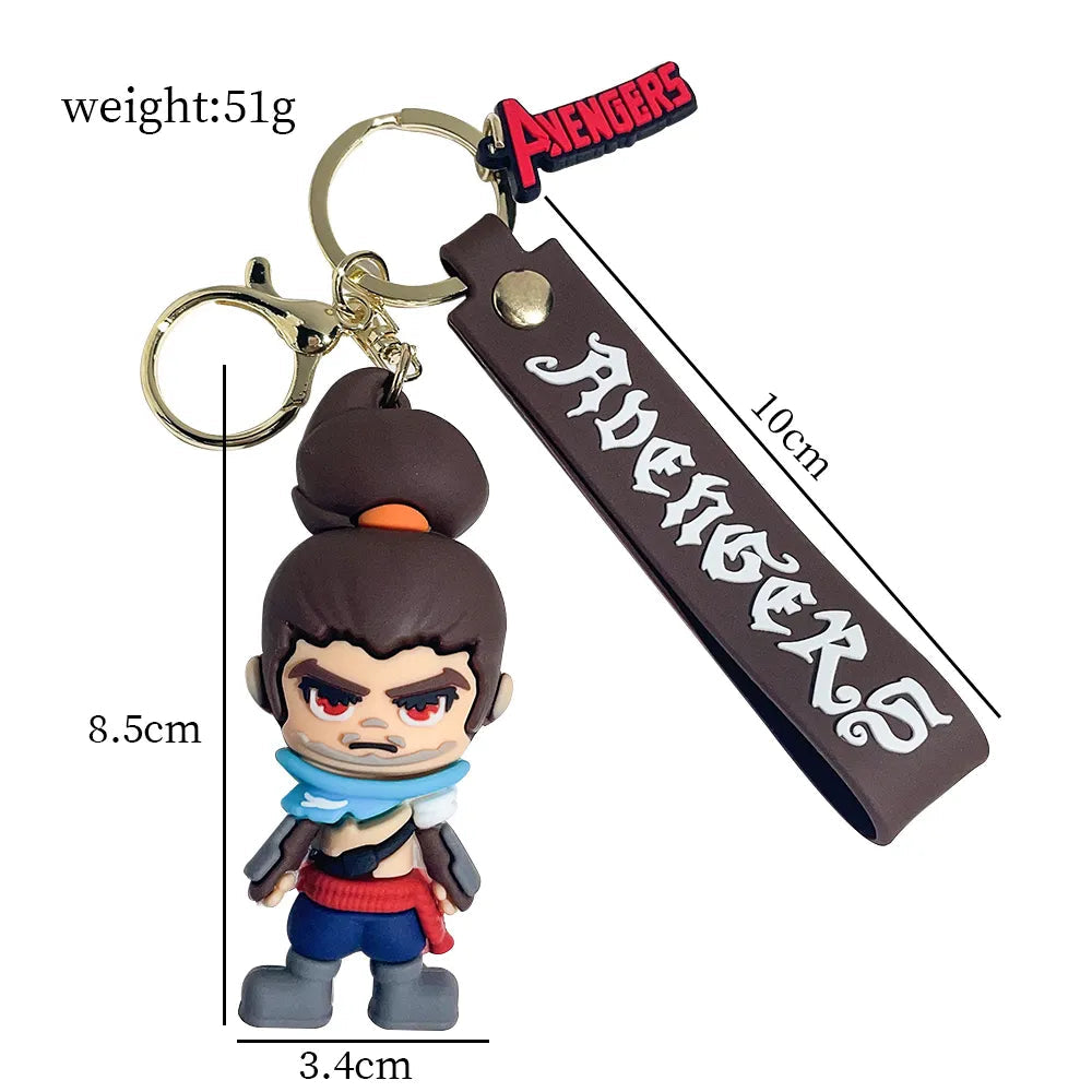 League of Legends 'Yasuo' Keyring PVC Keychain