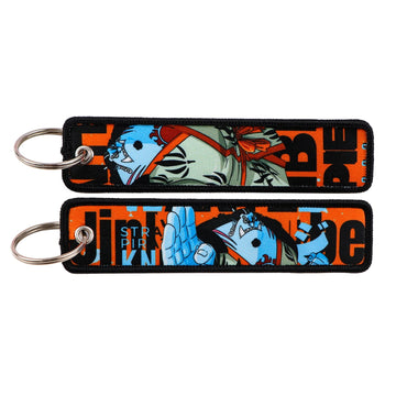 One Piece 'Jinbe' Embroidered Keyring Keychain