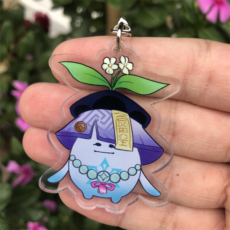 Genshin Impact 'Aranara Qiqi' Keyring Acrylic Keychain