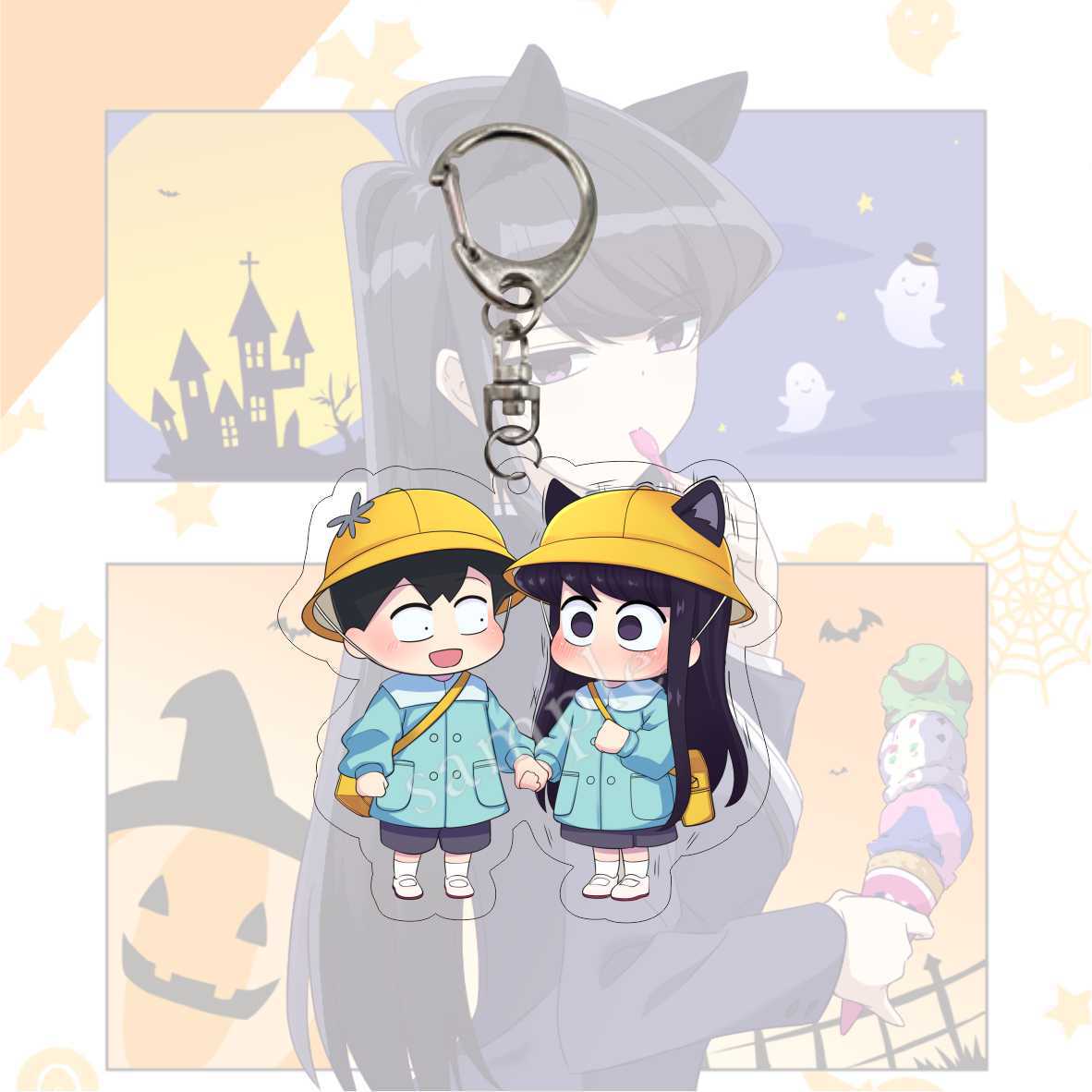 Komi Can't Communicate 'Tadano & Komi' Keyring Acrylic Keychain