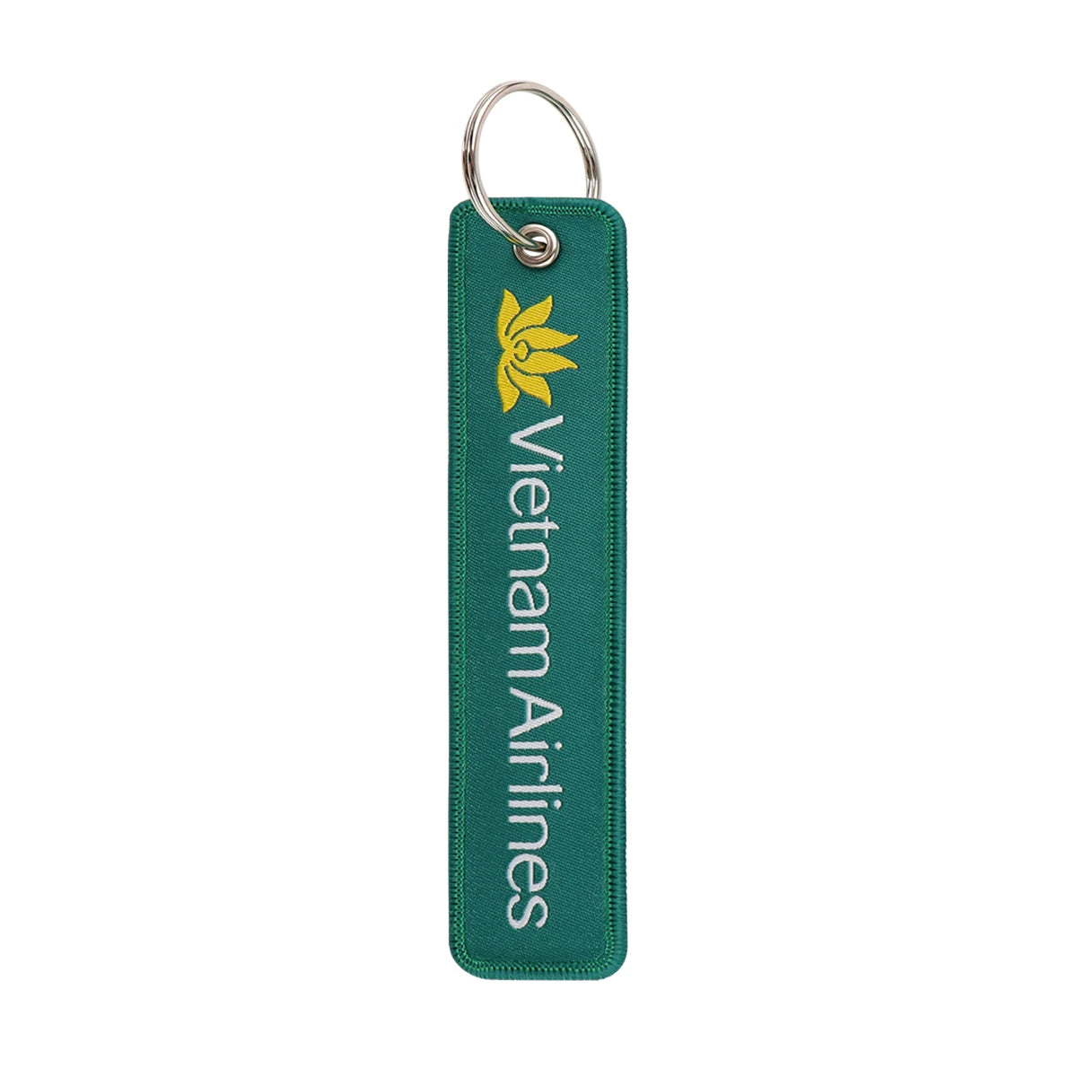 Airline Tag 'Vietnam Airlines' Embroidered Keyring Keychain