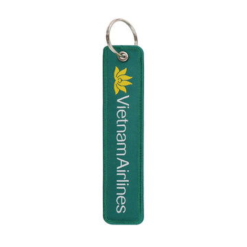 Airline Tag 'Vietnam Airlines' Embroidered Keyring Keychain