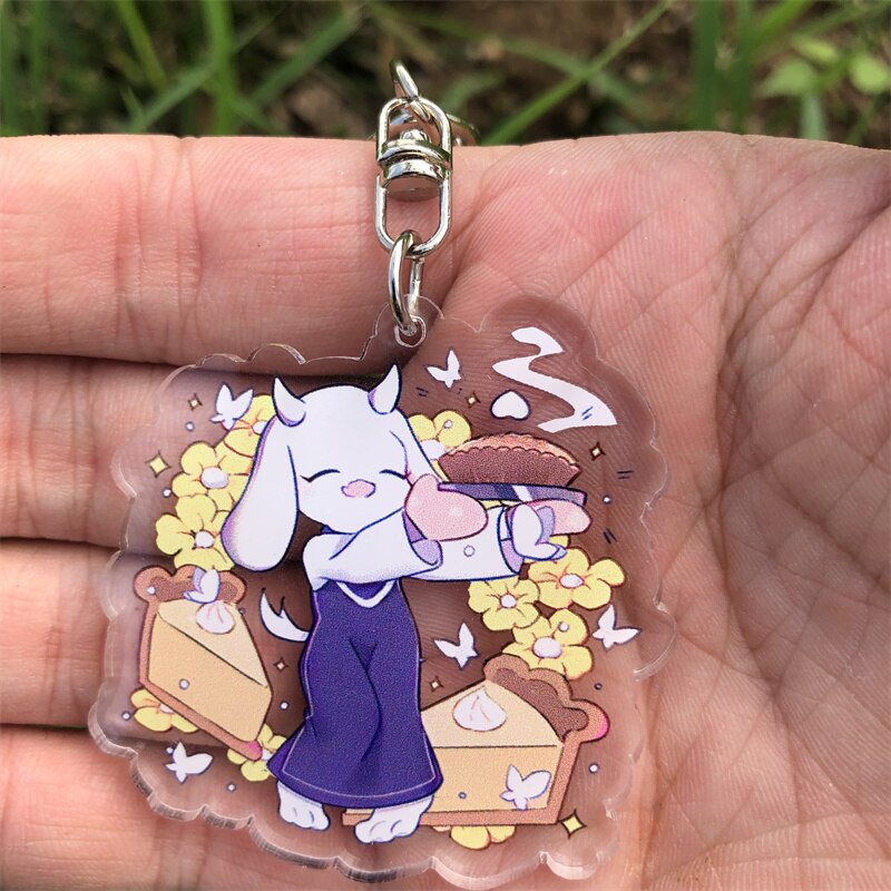 Undertale Sans 'Soriel' Keyring Plastic Keychain