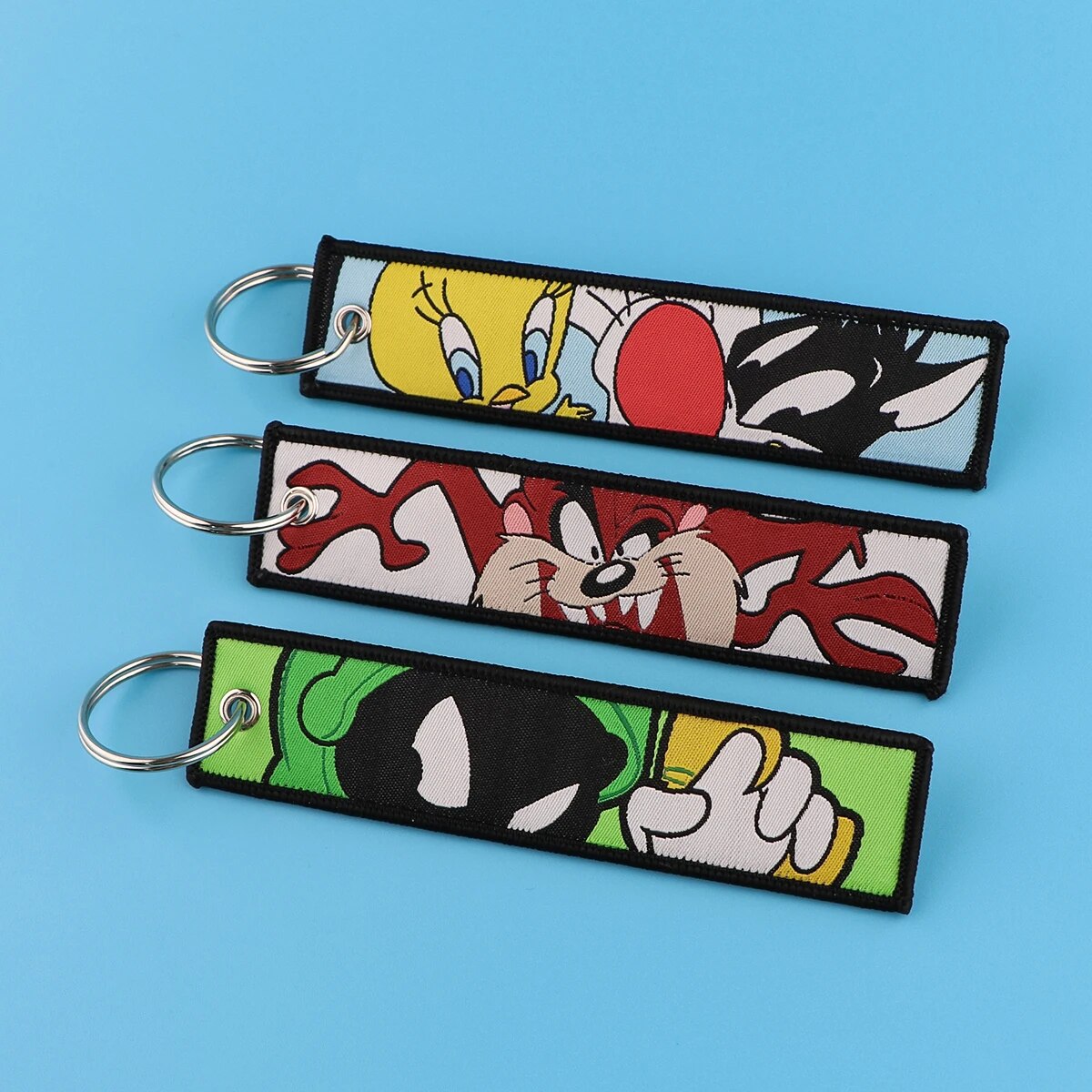 Looney Tunes 'Marvin Martian' Embroidered Keychain