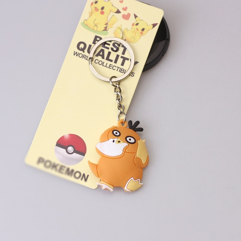 Pokemon 'Psyduck' Keyring Silicone Keychain