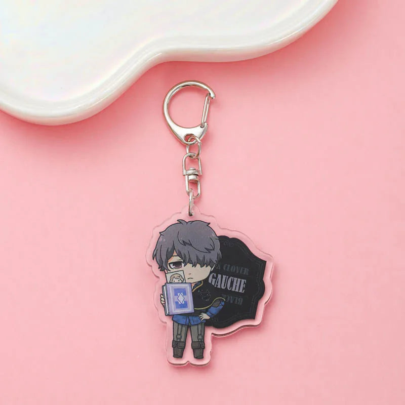 Black Clover 'Gauche Adlai | Chibi' Keyring Acrylic Keychain