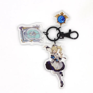Genshin Impact Eye of God Weapon 'Barbara' Keyring Acrylic Keychain
