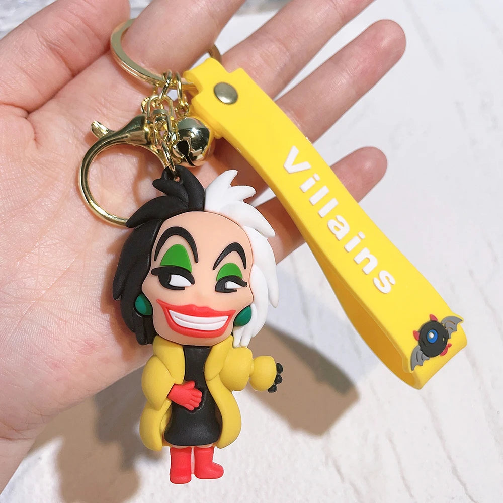 'Cruella de Vil' Keyring PVC Keychain