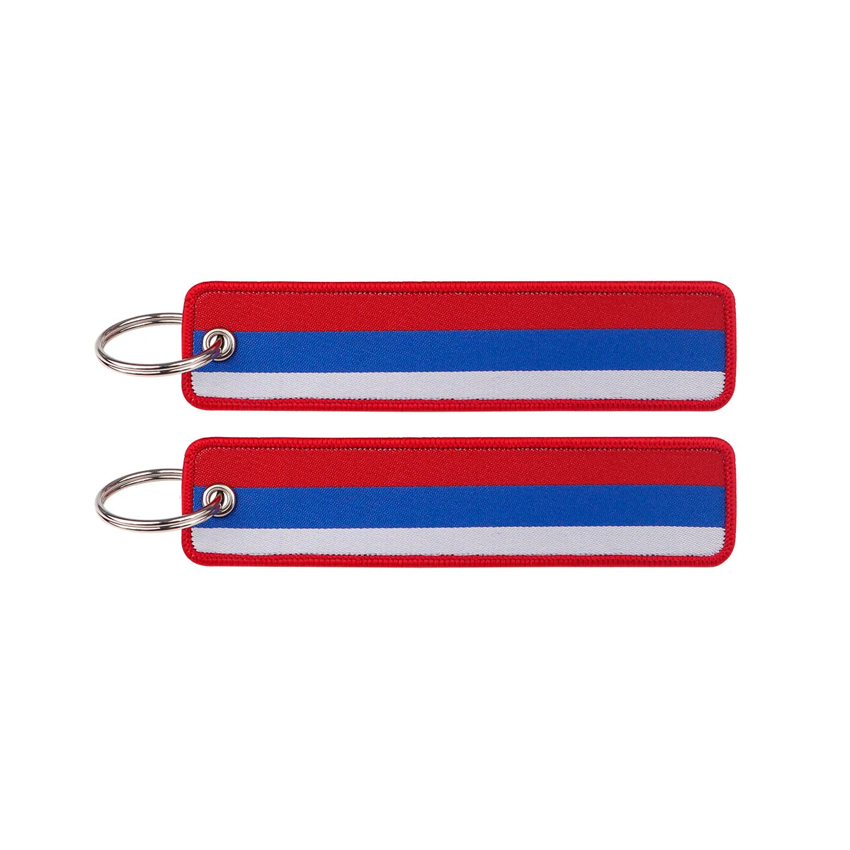 National Flag 'Russia' Embroidered Keyring Keychain