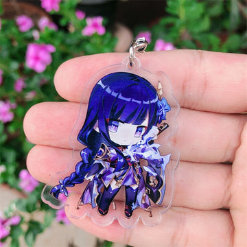 Genshin Impact 'Raiden Shogun' Keyring Acrylic Keychain