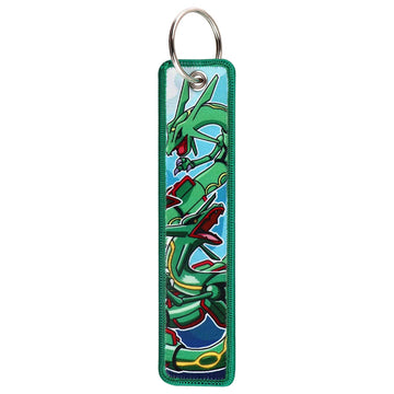 Pokemon 'Rayquaza' Embroidered Keychain