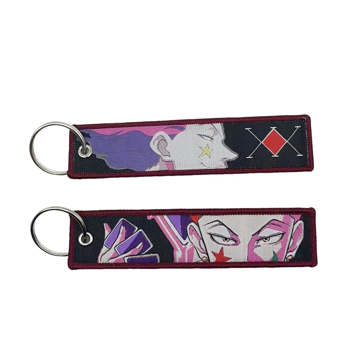 HUNTER X HUNTER 'Hisoka' Embroidered Keychain
