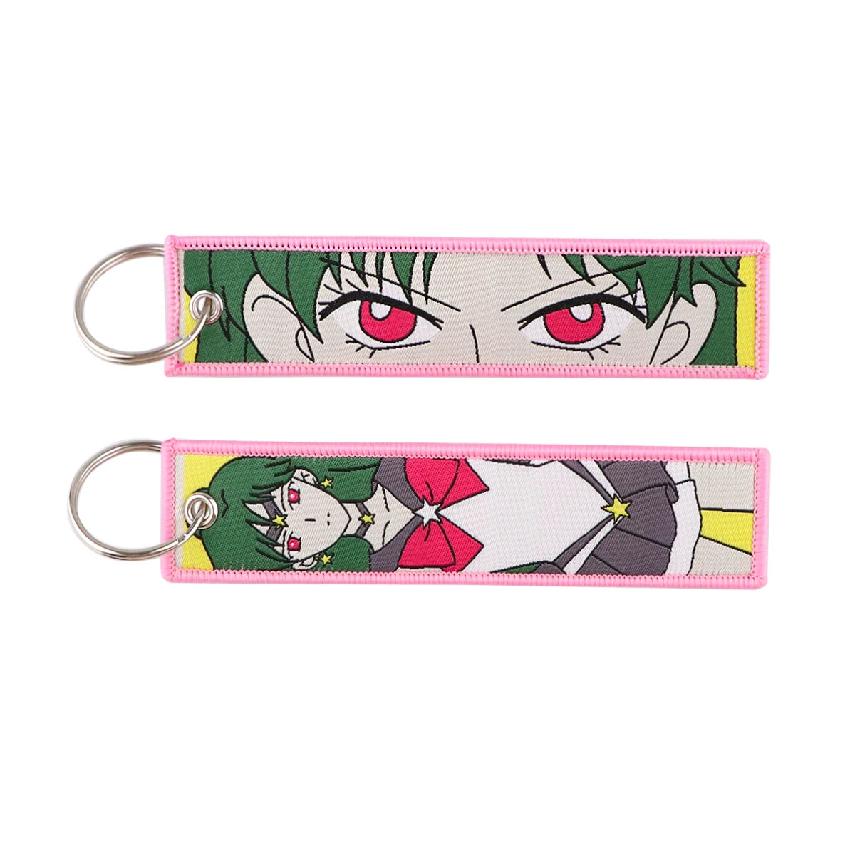 Sailor Moon 'Sailor Pluto' Embroidered Keychain