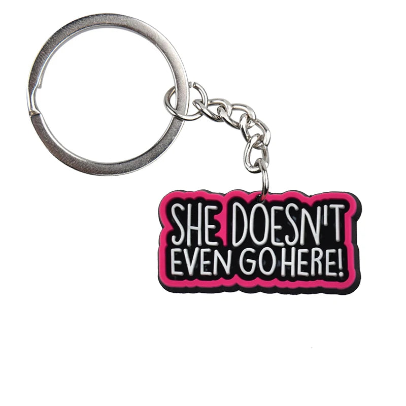 'Burn Book | Lips' Keyring PVC Keychain