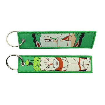 One Piece 'Roronoa Zoro'Embroidered Keychain